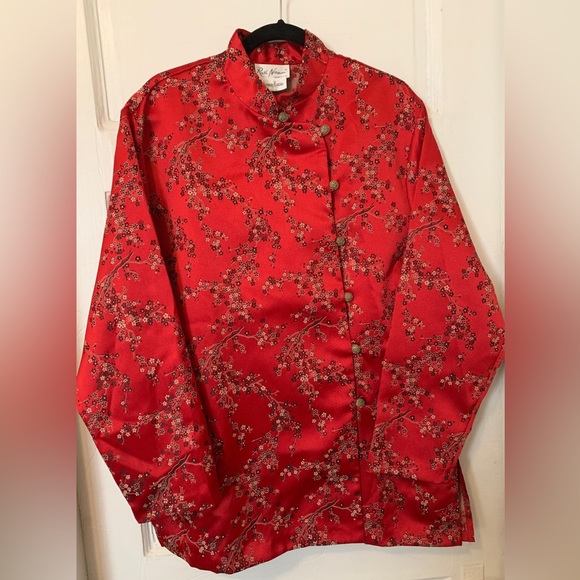 Vintage Ruth Norman -Norman Marcus- Floral Jacket - Picture 1 of 9